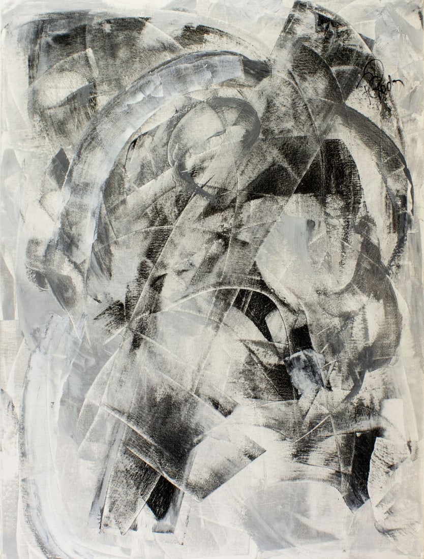 Pios Rodaman (FL,Brazil,b 1953) acrylic painting (1 of 13)