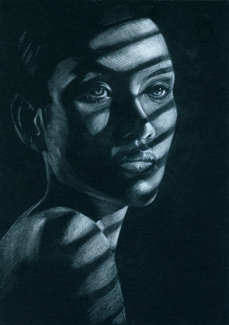 Anna Tetragon (Ukraine,20/21C) pastel painting (1 of 12)