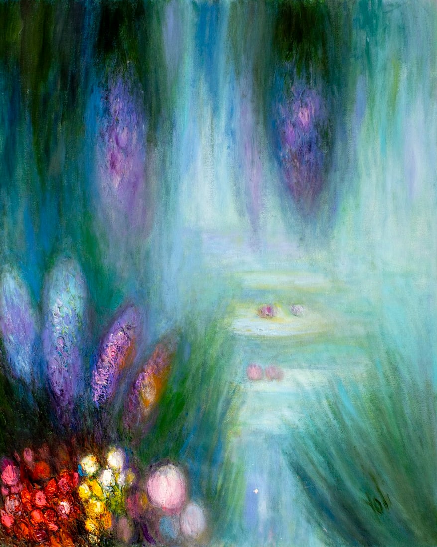 Yolanda Razzeto (Peru,1948-?) oil painting (1 of 14)