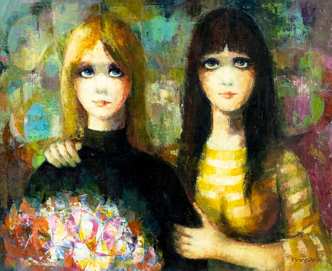 L Monsalve (Europe,20C) oil painting (1 of 13)