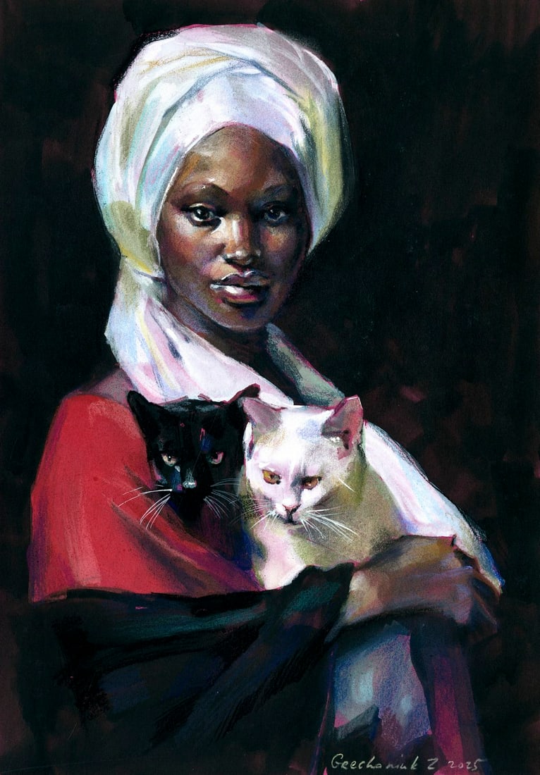 Zoya Grechanyuk (Ukraine,b 1977) pastel painting (1 of 12)