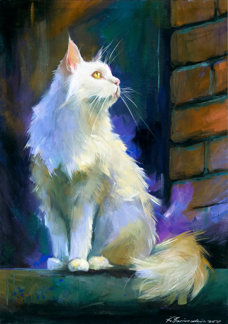 Katerina Zavgorodnya (Ukraine,20/21C) acrylic painting (1 of 12)