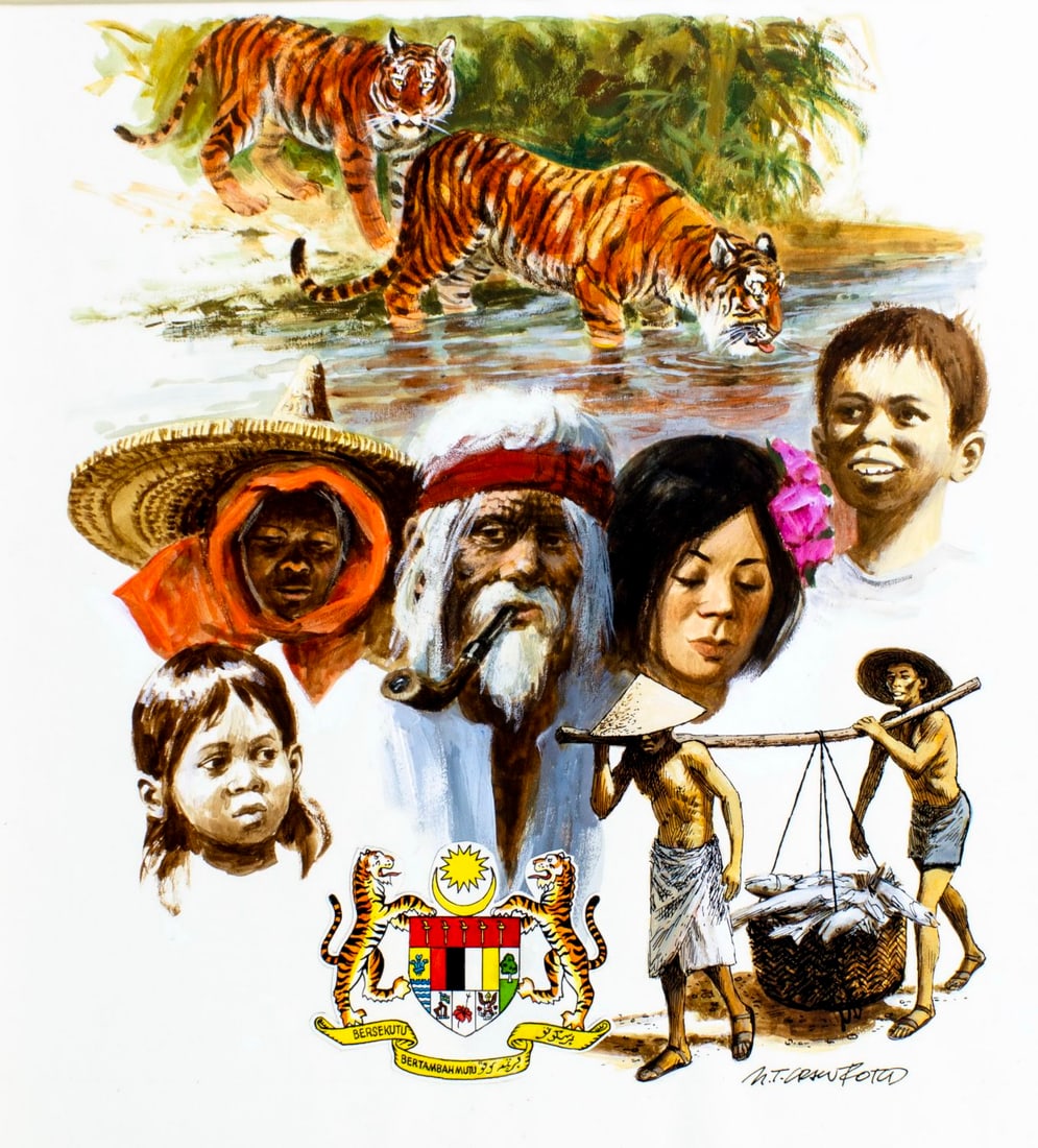 Mel Crawford (CT,Canada,1925-2015) oil painting (1 of 13)