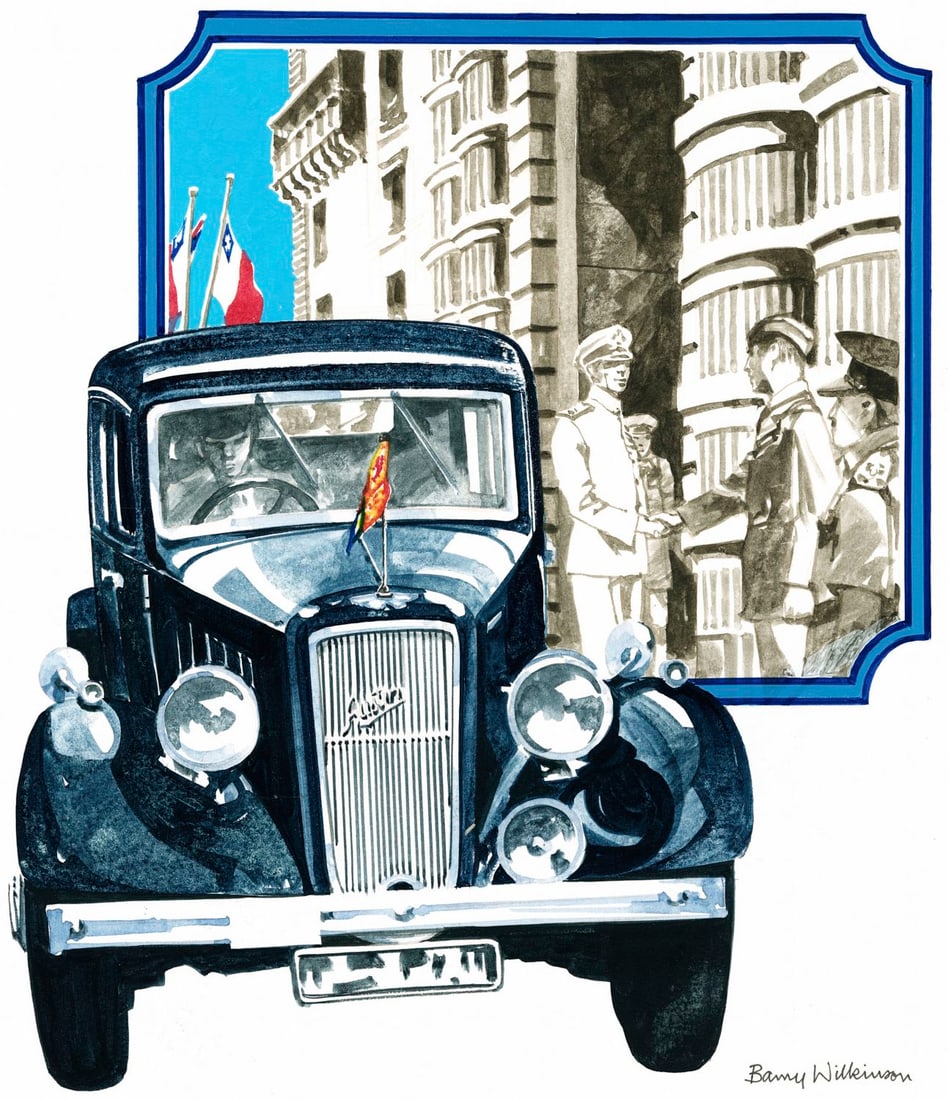 Barry Wilkinson (UK,1923-2007) watercolor painting (1 of 12)