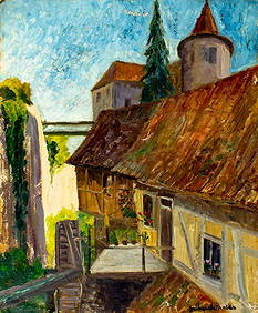 Hildegarde Hamilton (FL,VA,1898-1970) oil painting (1 of 12)