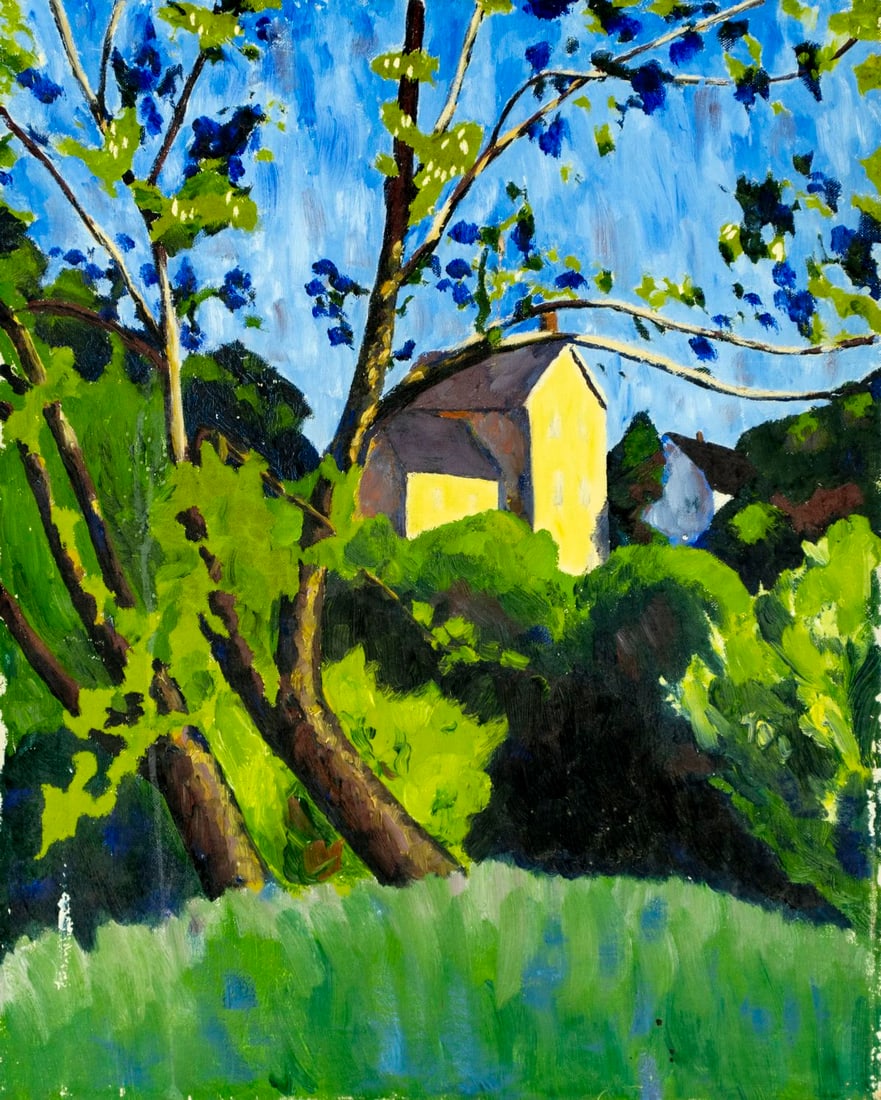 Vintage 20C American oil painting (1 of 12)