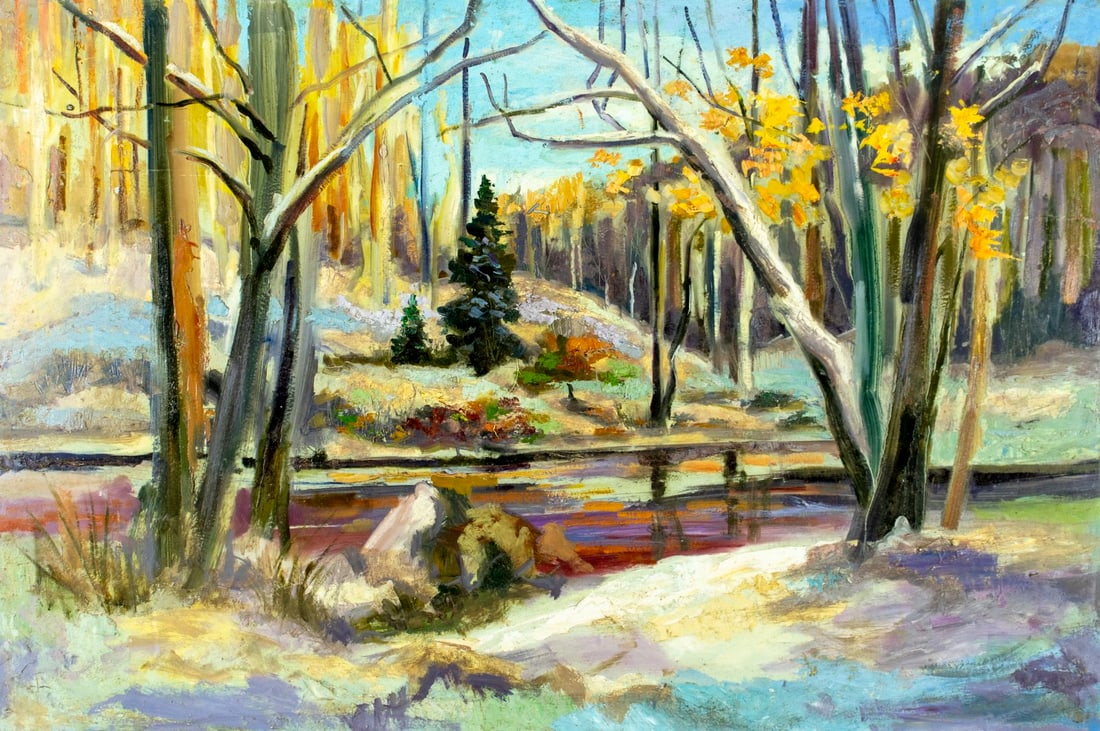 John Reilly (NY,NJ,1942-2021) oil painting (1 of 12)