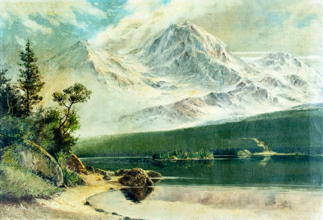 Charling (US,mid 20C) oil painting (1 of 12)