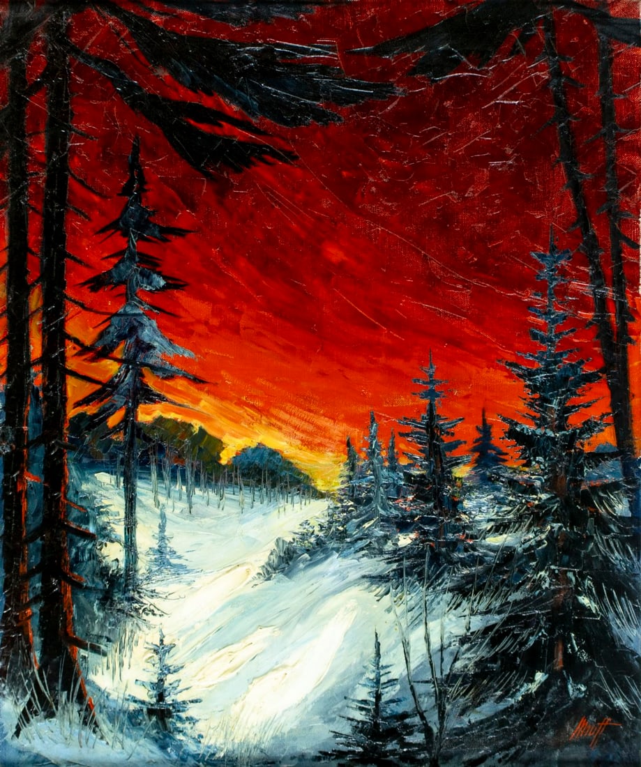 Orla Muff (Denmark,1903-1984) oil painting (1 of 13)