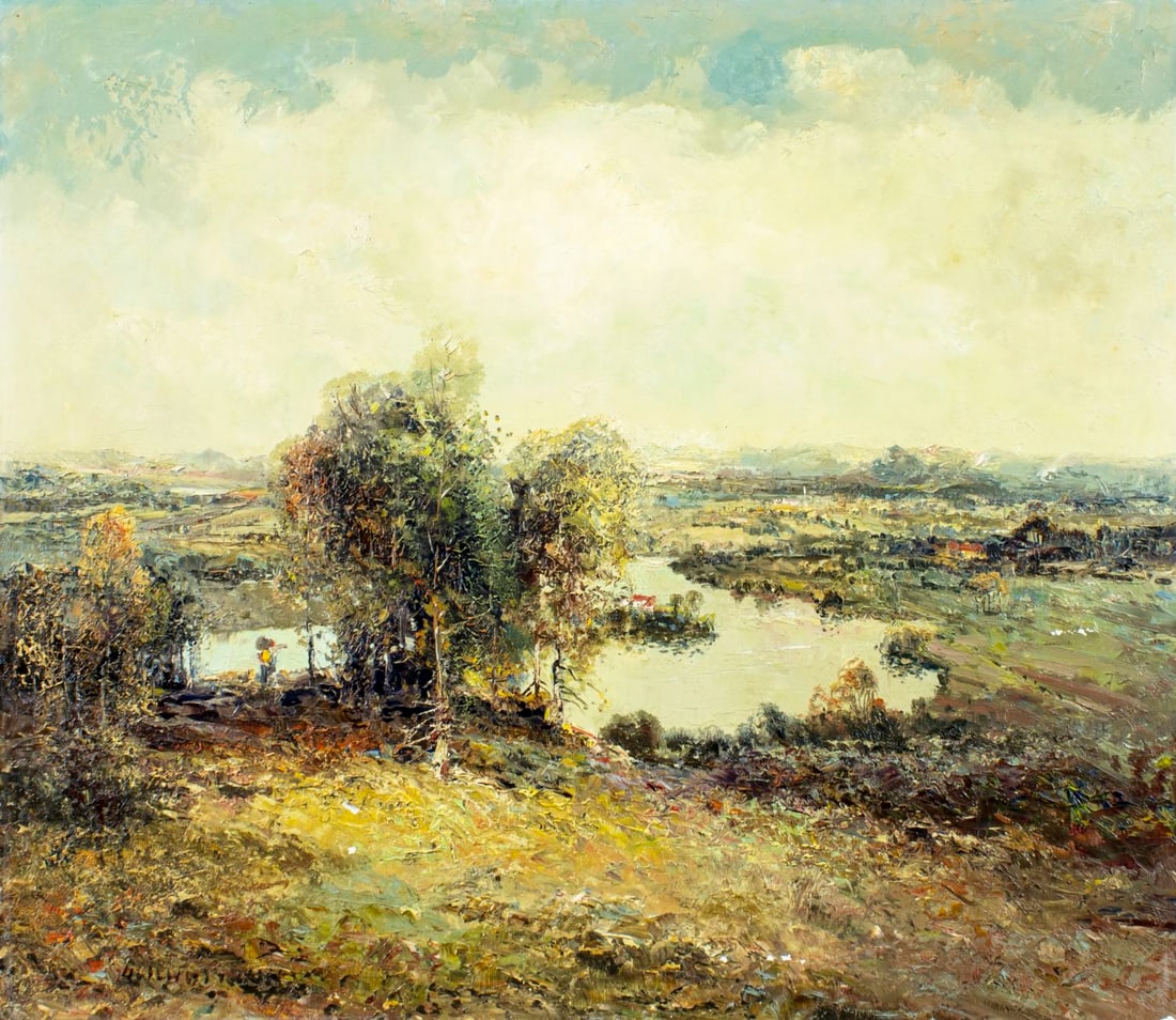 Ludwig Gschossmann (German,1894-1988) oil painting (1 of 13)