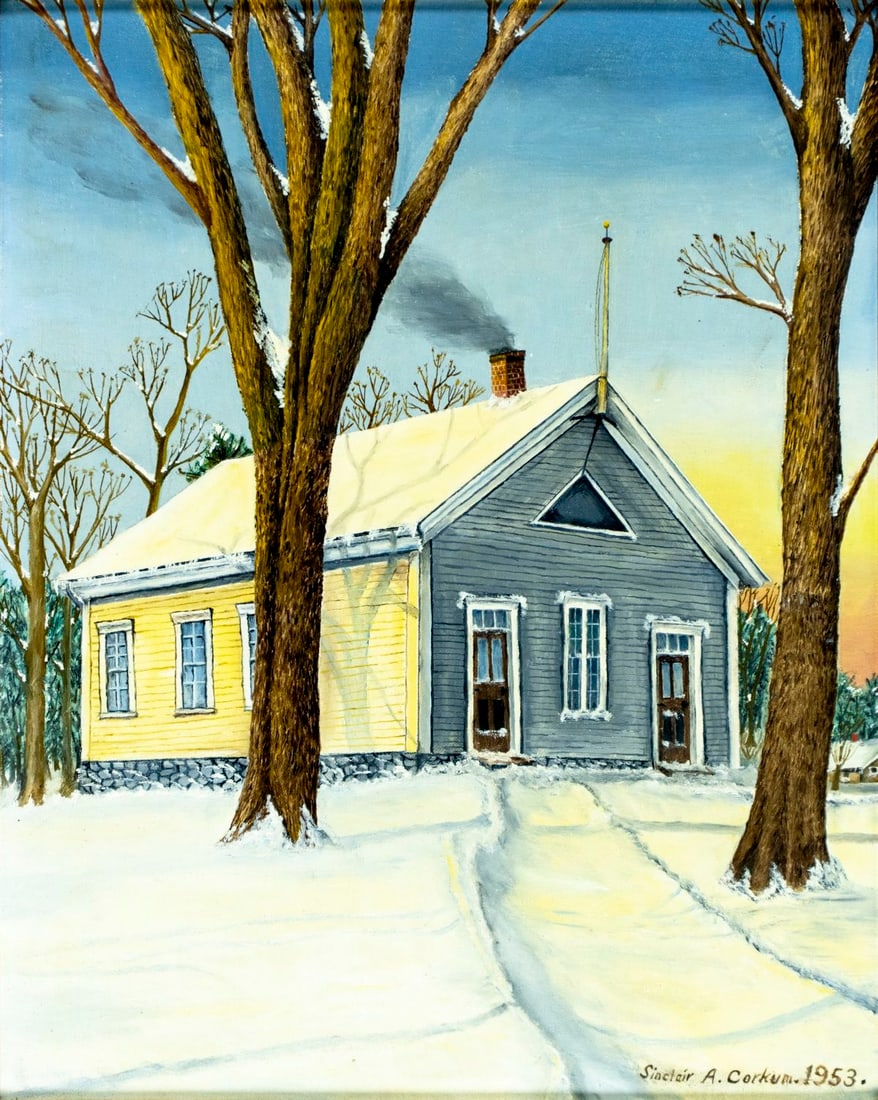 Sinclair A Corkum (MA,1877-1963) oil painting (1 of 13)