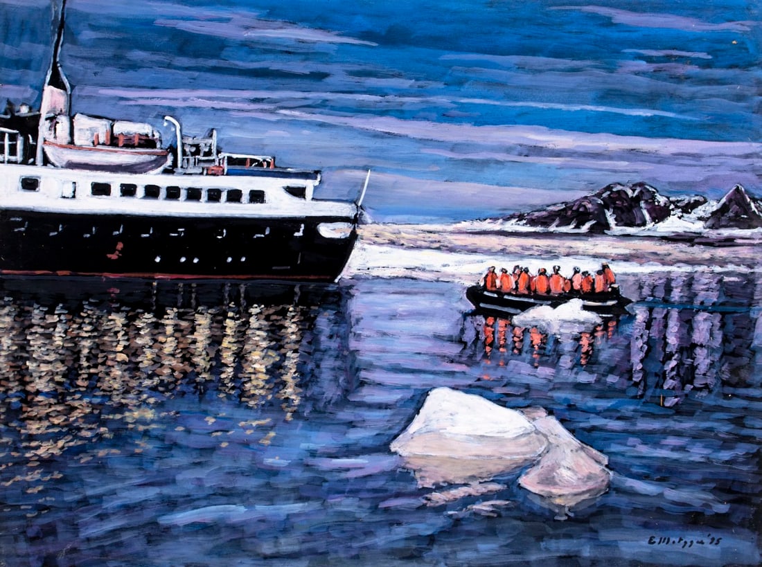 Evelyn Metzger (NY,Brazil,1911-2007) oil painting (1 of 15)