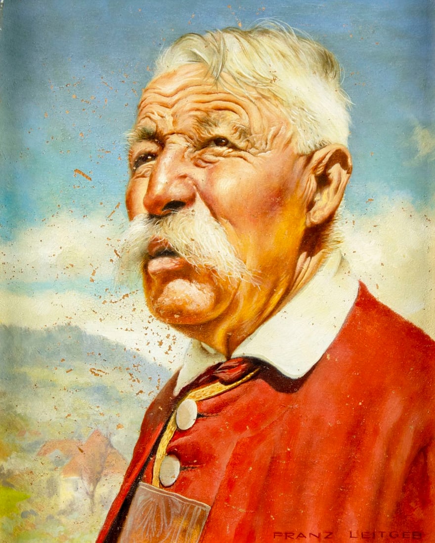 Franz Leitgeb (Austria,1911-1997) oil painting (1 of 11)