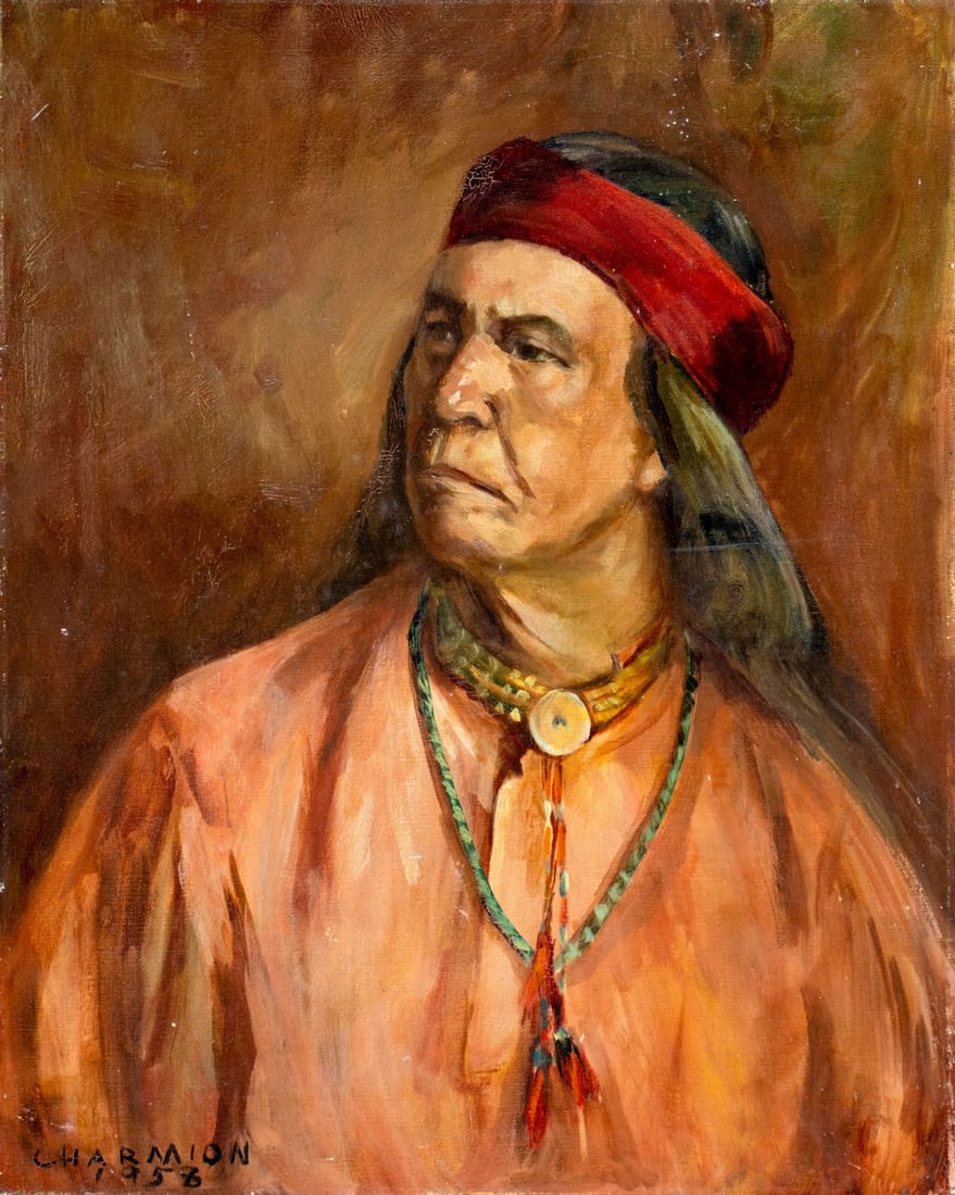 Charmion (US,mid 20C) oil painting (1 of 14)