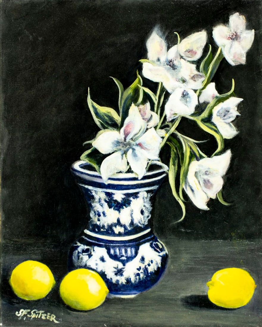 Sandy Faland Spitzer (NY,20/21C) oil painting (1 of 12)