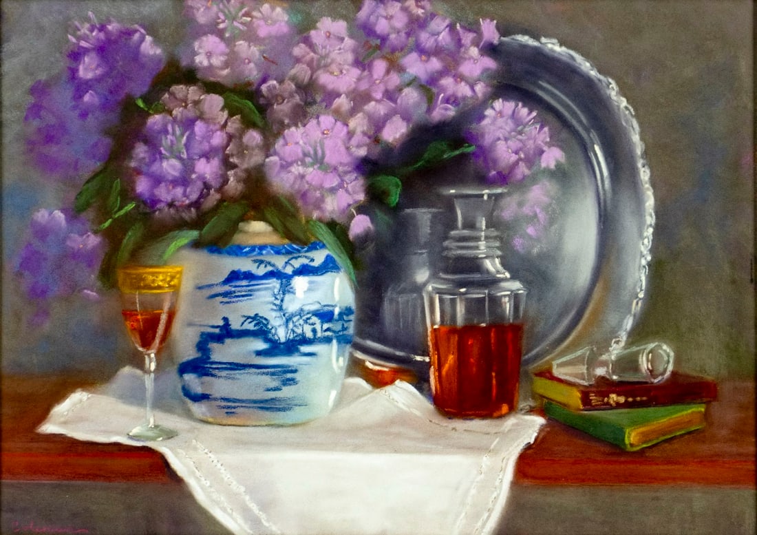 Midge Coleman (NJ,20/21C) pastel painting (1 of 16)