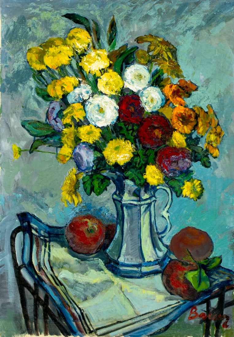 Albert Bela Bauer (Hungary,1899-1998) oil painting (1 of 12)