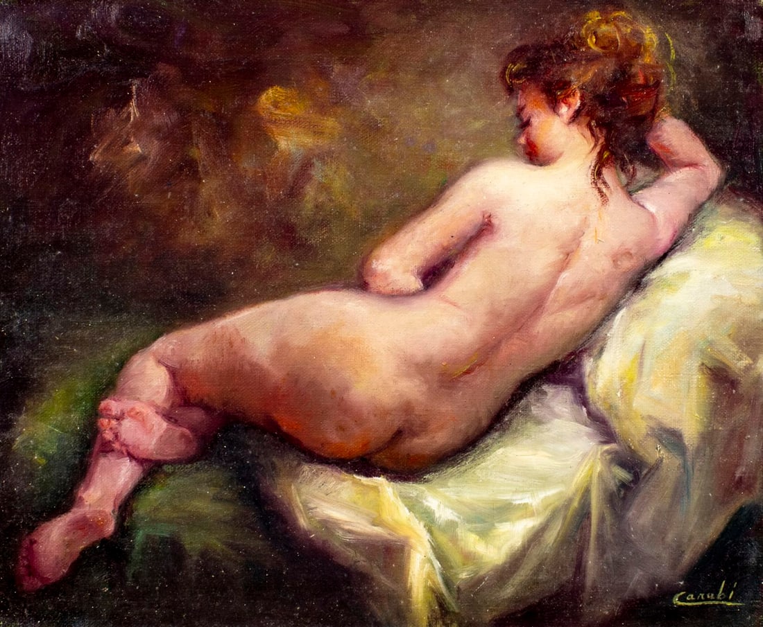 F Carabi (Europe,20C) oil painting (1 of 13)