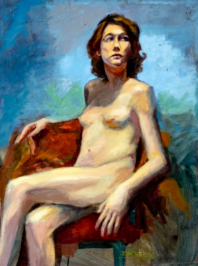 John Reilly (NY,NJ,1942-2021) oil painting (1 of 13)