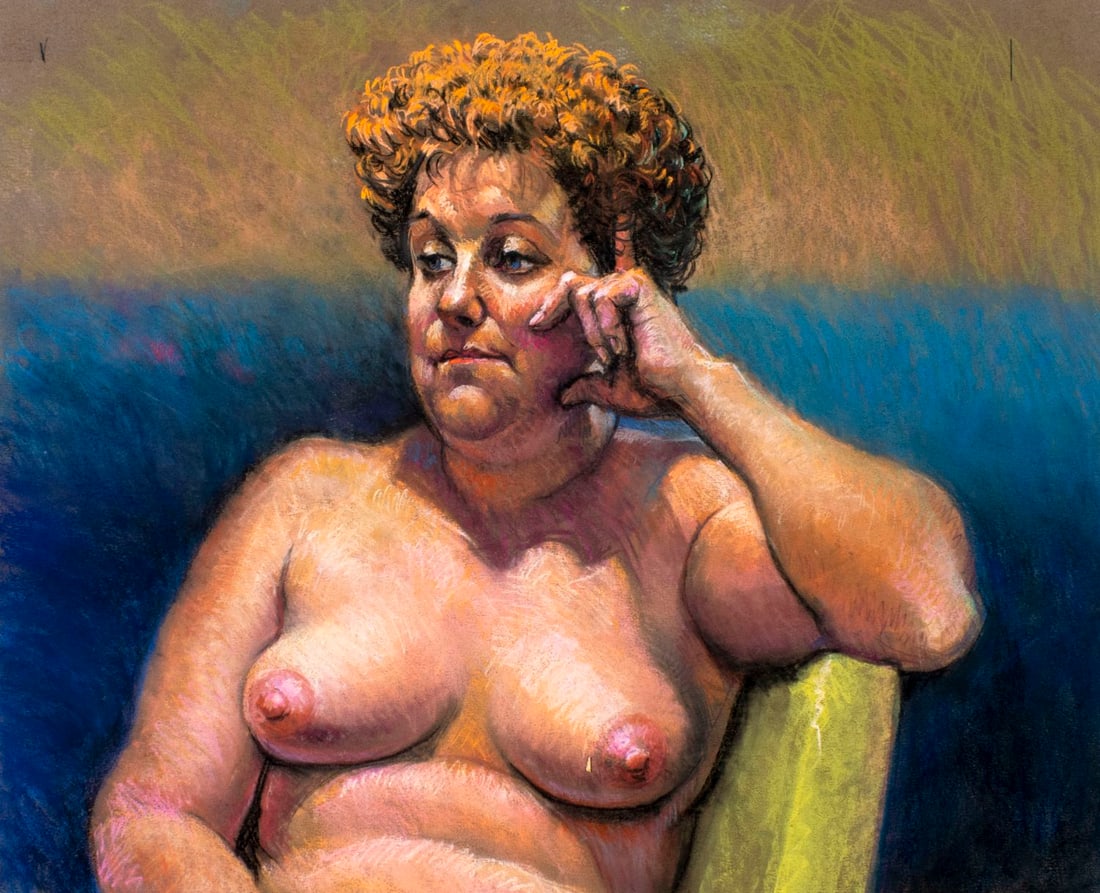 Karl Foster (PA,b 1933) pastel painting (1 of 13)