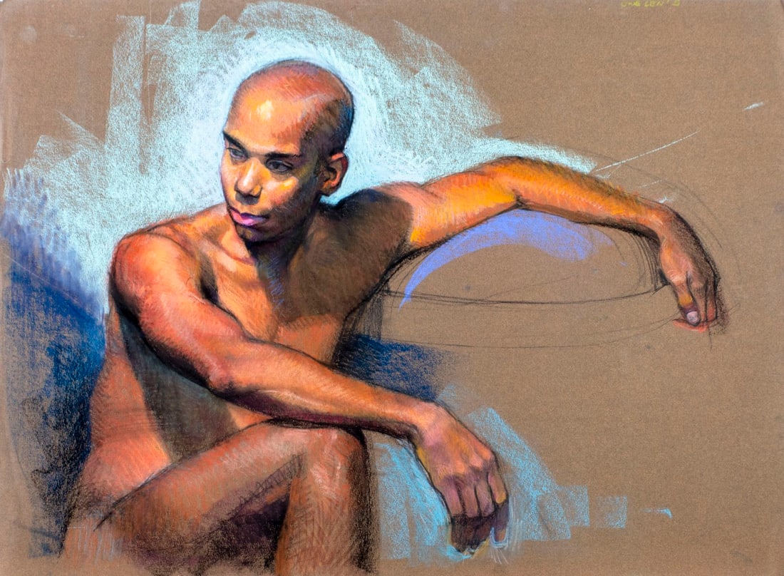 Karl Foster (PA,b 1933) pastel painting (1 of 10)