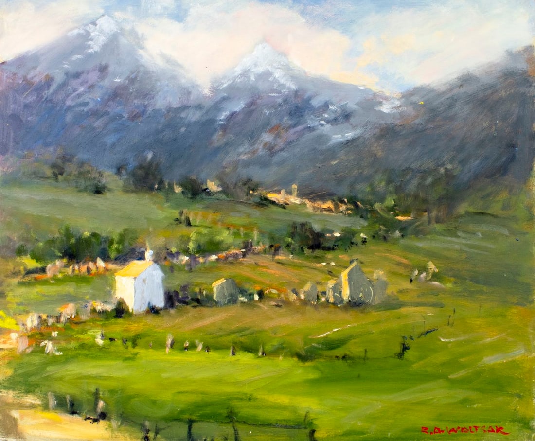 Robert Waltsak (NJ,b 1944) oil painting (1 of 12)