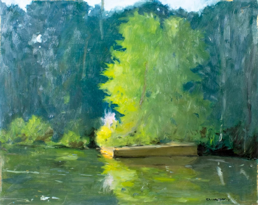 Robert Waltsak (NJ,b 1944) oil painting (1 of 12)