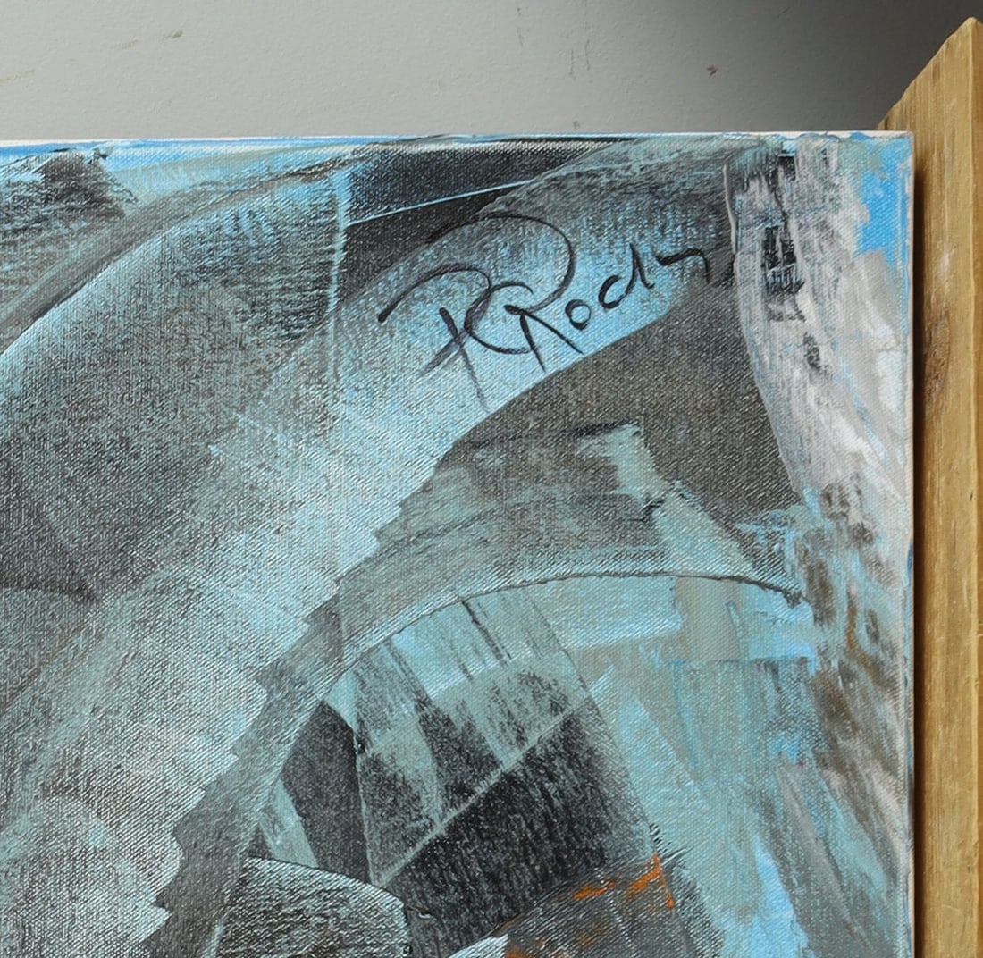 Pios Rodaman (FL,Brazil,b 1953) acrylic painting - 10