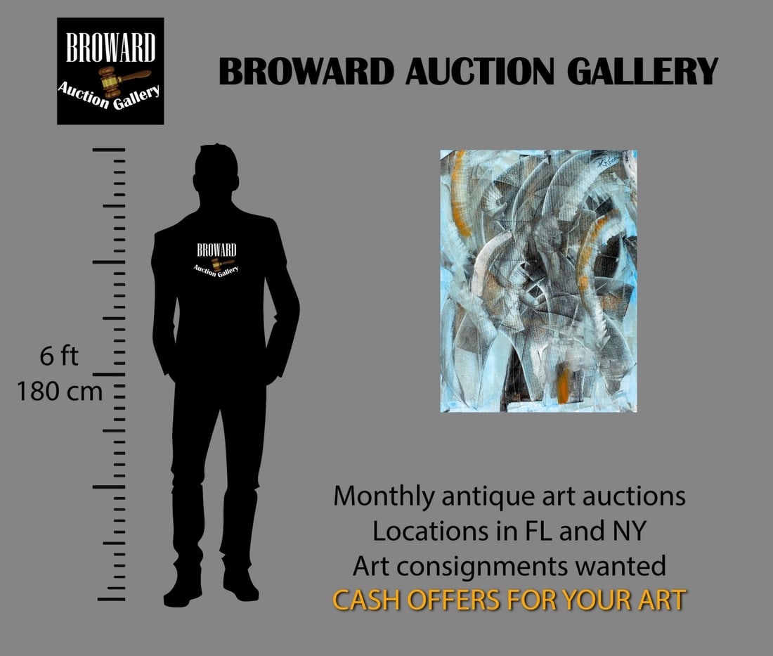 Pios Rodaman (FL,Brazil,b 1953) acrylic painting - 2