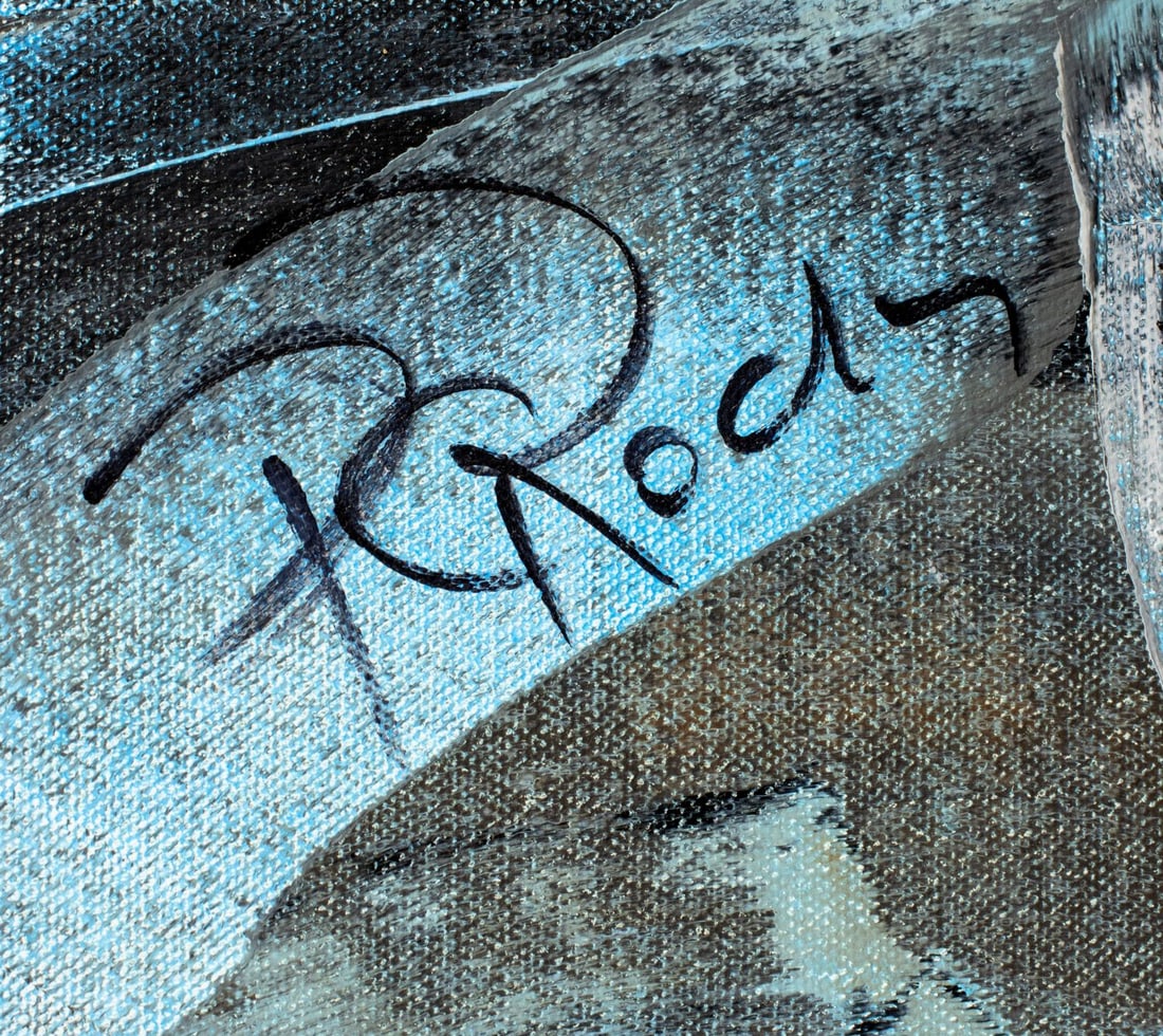 Pios Rodaman (FL,Brazil,b 1953) acrylic painting - 4