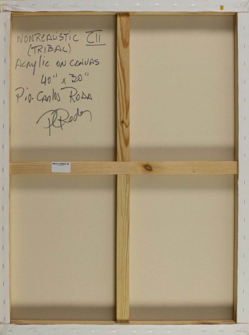 Pios Rodaman (FL,Brazil,b 1953) acrylic painting - 9