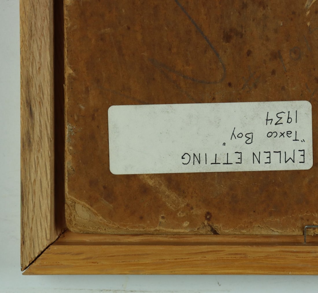 Emlen Pope Etting Jr (PA,France,1905-1993) oil painting antique - 12