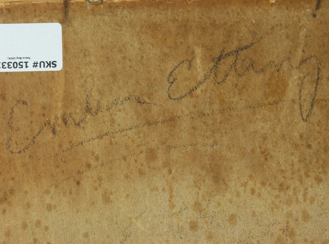 Emlen Pope Etting Jr (PA,France,1905-1993) oil painting antique - 14