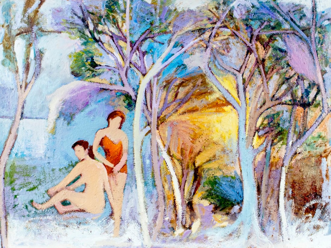 Pasquale Monaco (Italy,b 1948) oil painting (1 of 11)