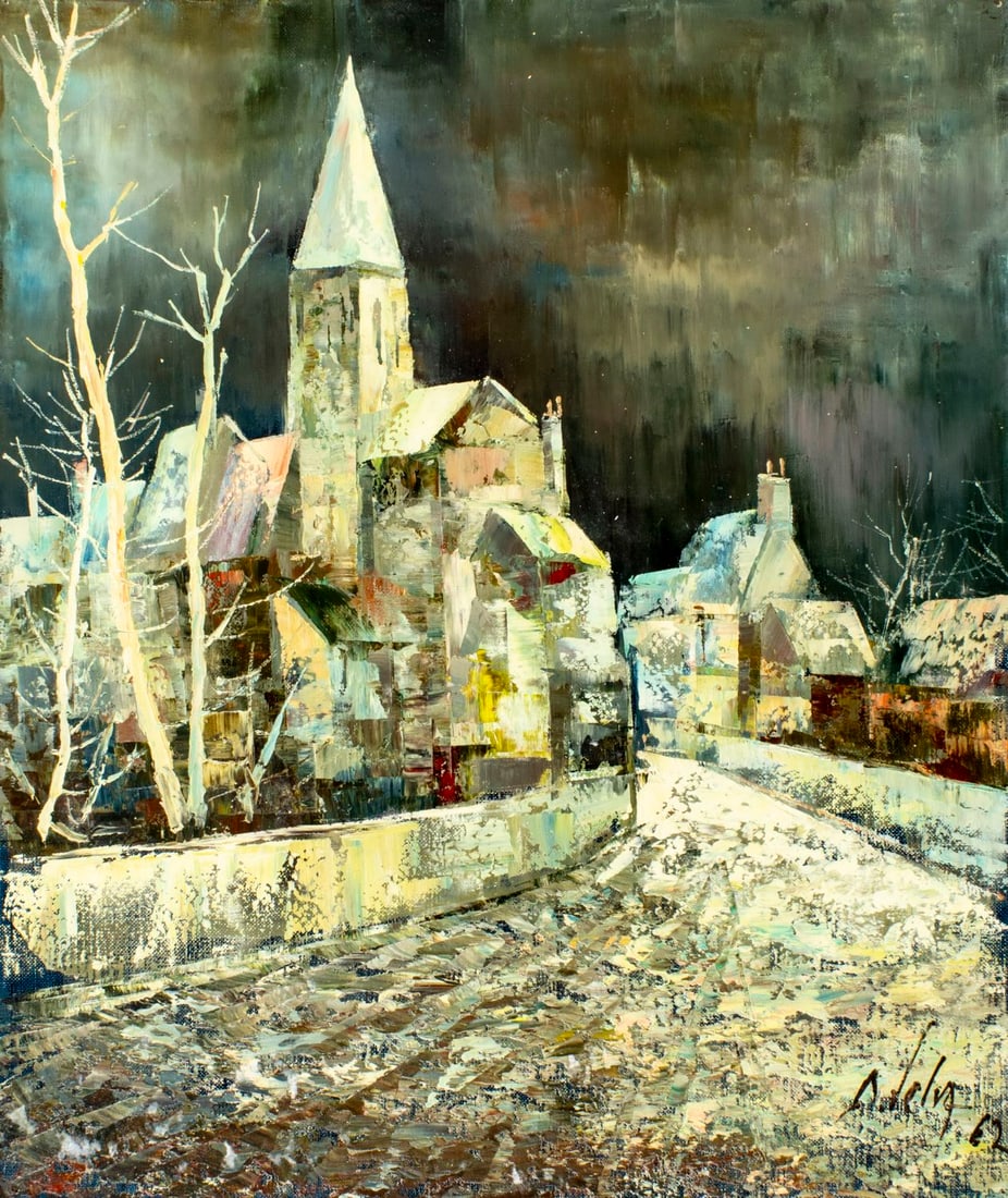 Marc Selva (US,Canada,20C) oil painting (1 of 13)