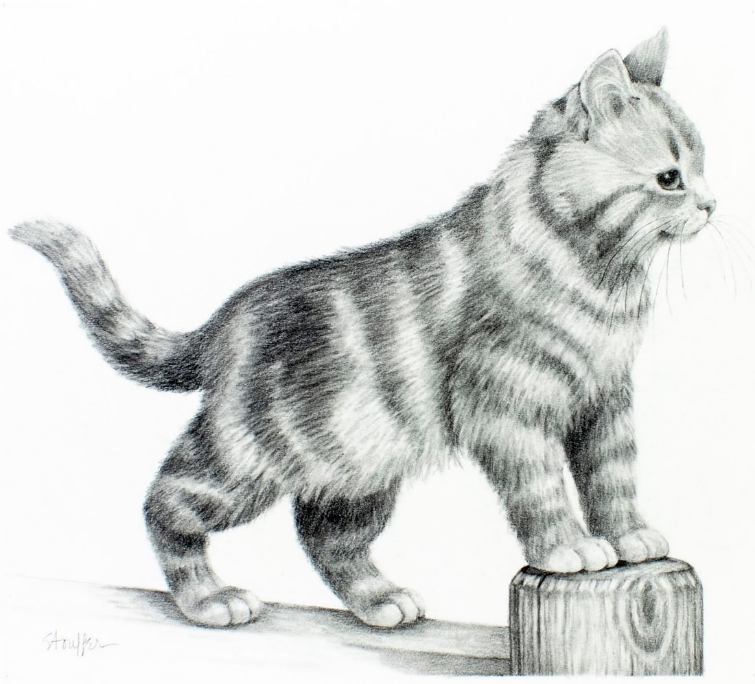 Stephanie Stouffer (VT,20/21C) graphite painting (1 of 15)