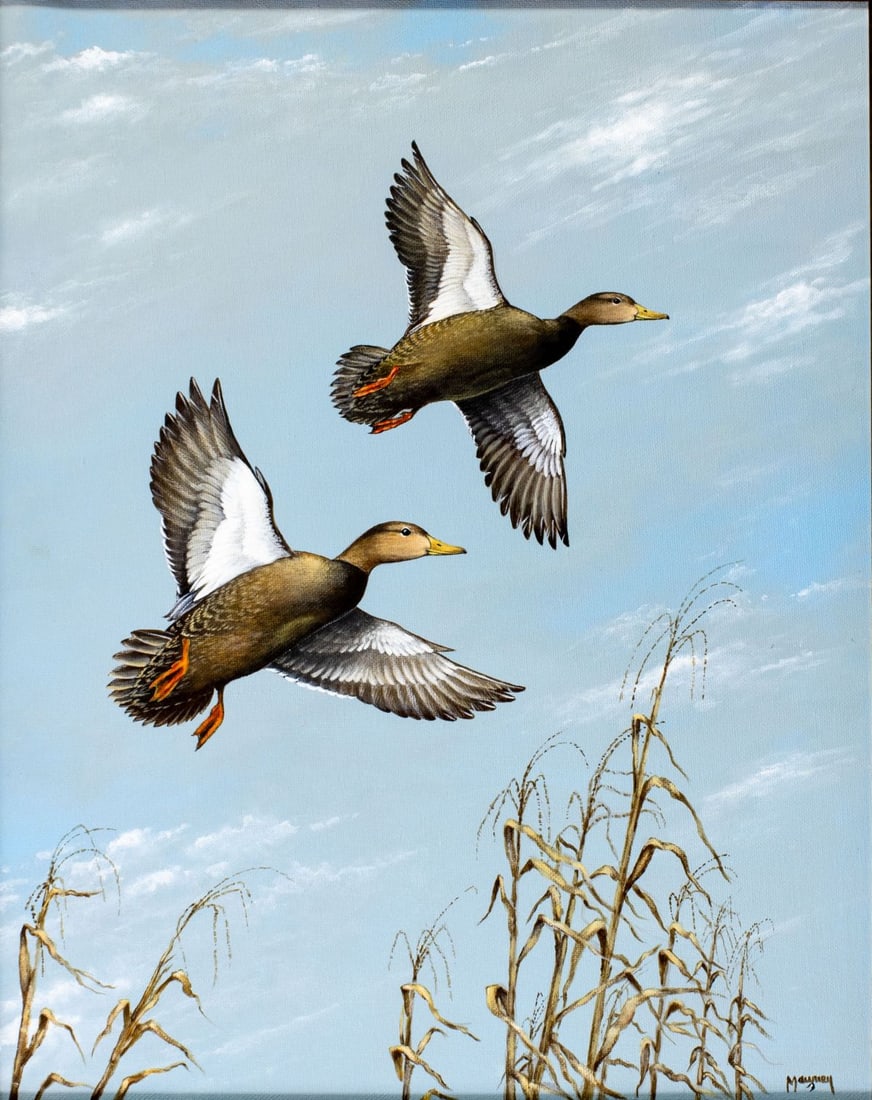 Lee Mauney (NC,20/21C) oil painting (1 of 12)