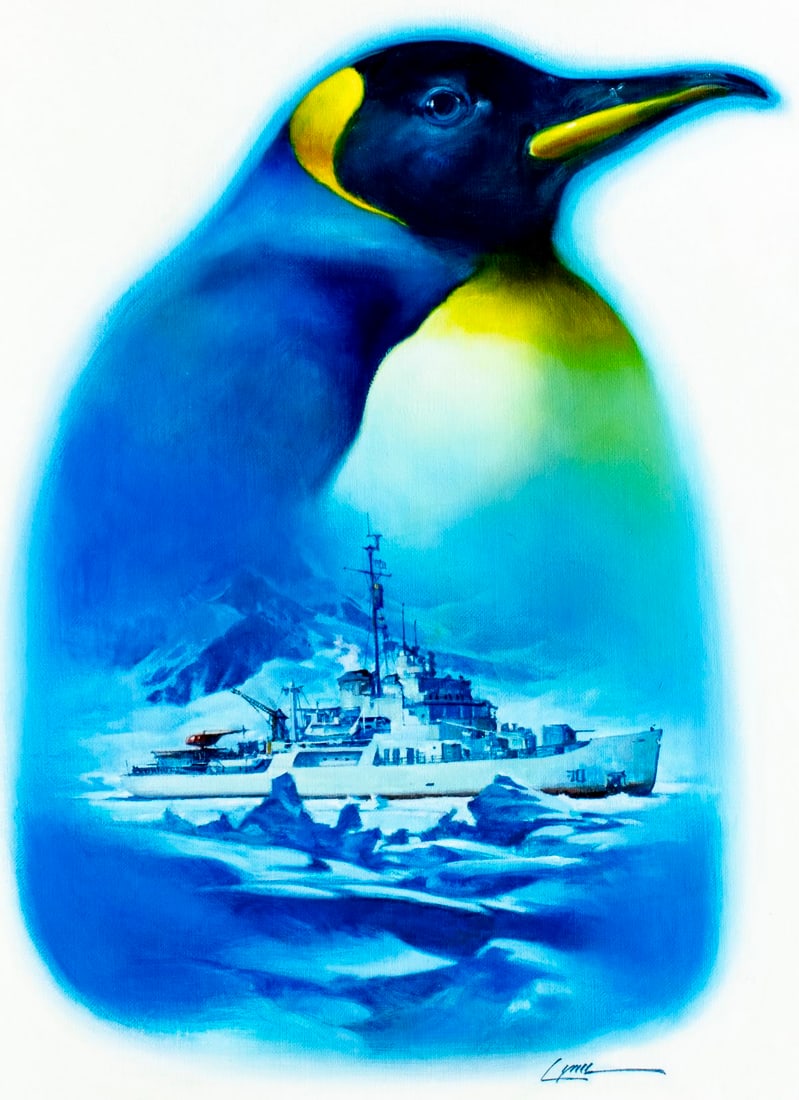 Dennis Lyall (TX,CT,b 1946) oil painting (1 of 13)