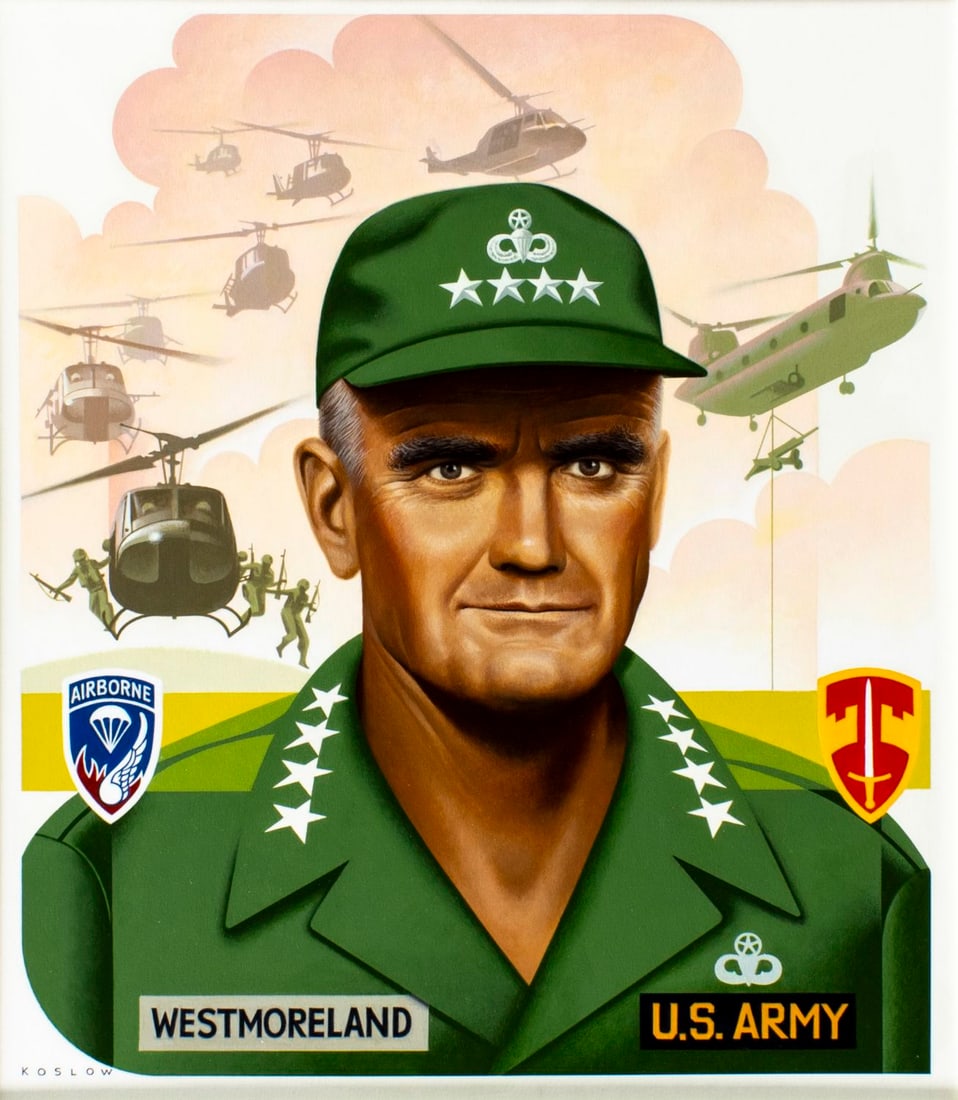 Howard Koslow (NJ,NY,1924-2016) oil painting (1 of 12)