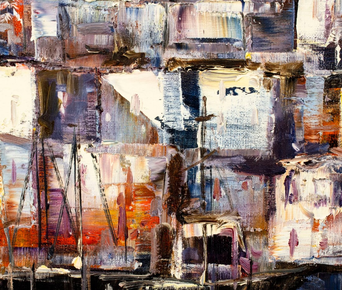 Friedrich Karl Thauer (Germany,1924-2009) oil painting - 8