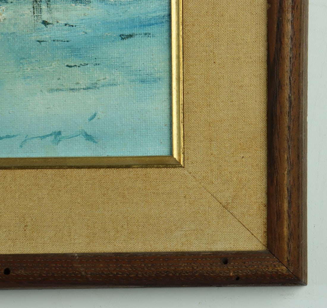 Charles C Gruppe (CT,NY,FL,1928-2019) oil painting - 10