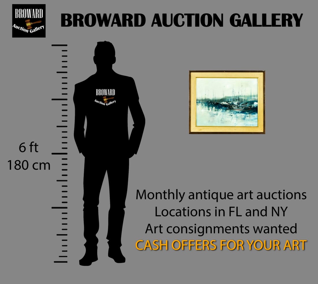 Charles C Gruppe (CT,NY,FL,1928-2019) oil painting - 2