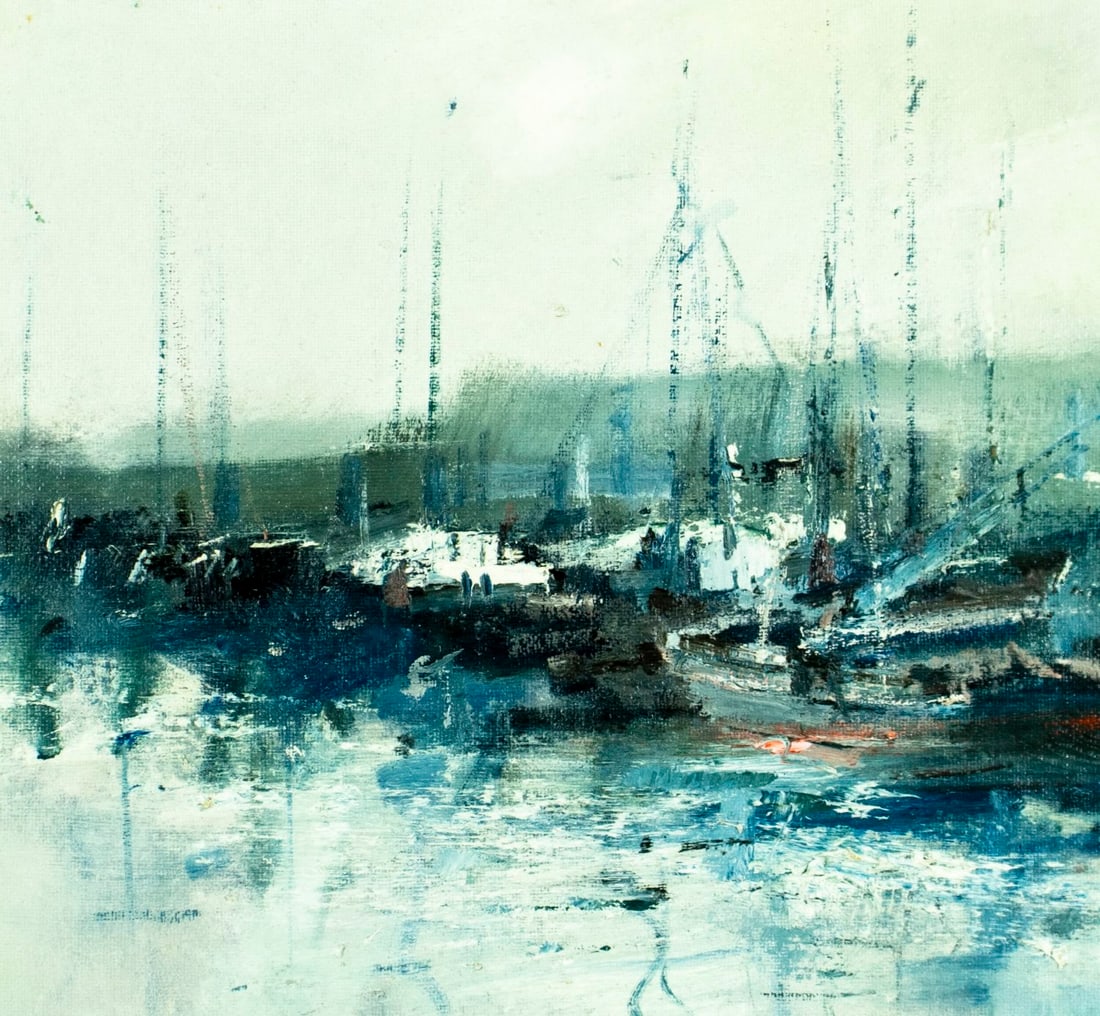 Charles C Gruppe (CT,NY,FL,1928-2019) oil painting - 5