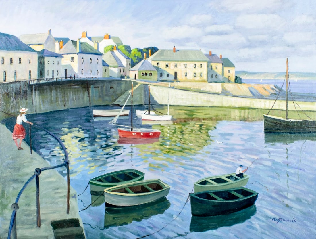 William Francis (NY,b 1950) oil painting (1 of 13)