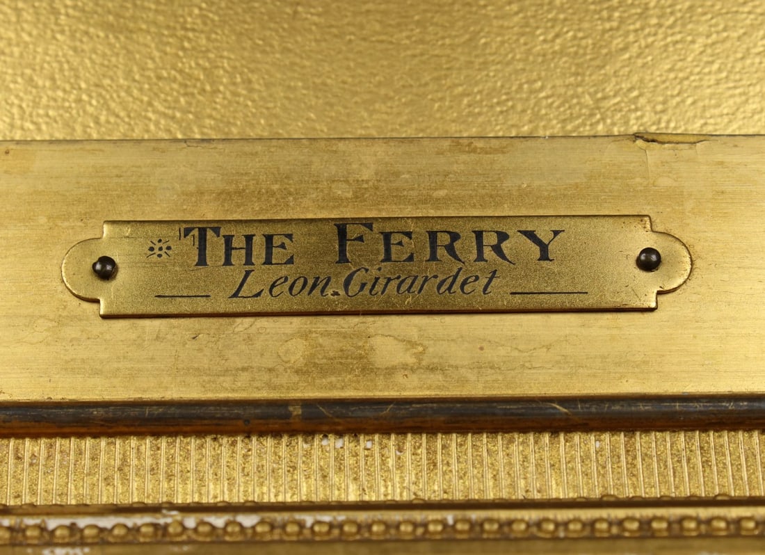 Leon Girardet (French,Swiss,1857-1895) watercolor painting antique - 10