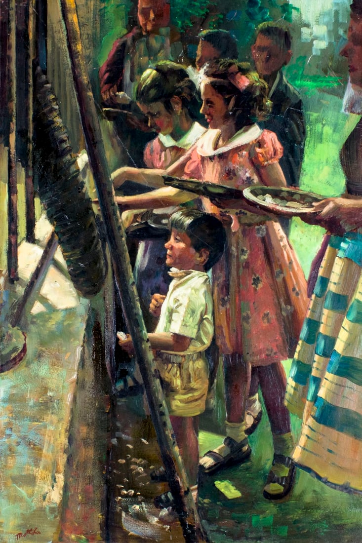 Filastro Mottola (CA,NJ,1915-2008) oil painting (1 of 15)