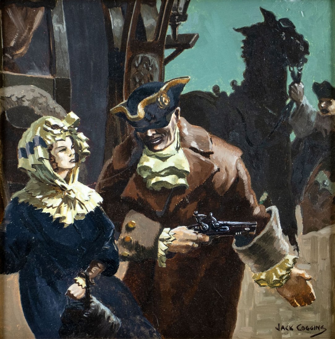 Jack Coggins (NY,PA,UK,1911-2006) oil painting (1 of 14)