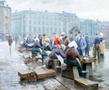 Soren Bjulf (Danish,Dutch,1890-1958) oil painting