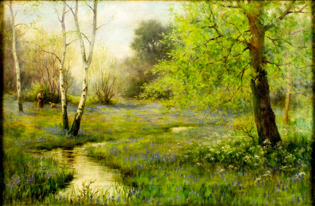 William Graham Buxton (UK,1858-1926) oil painting antique (1 of 13)