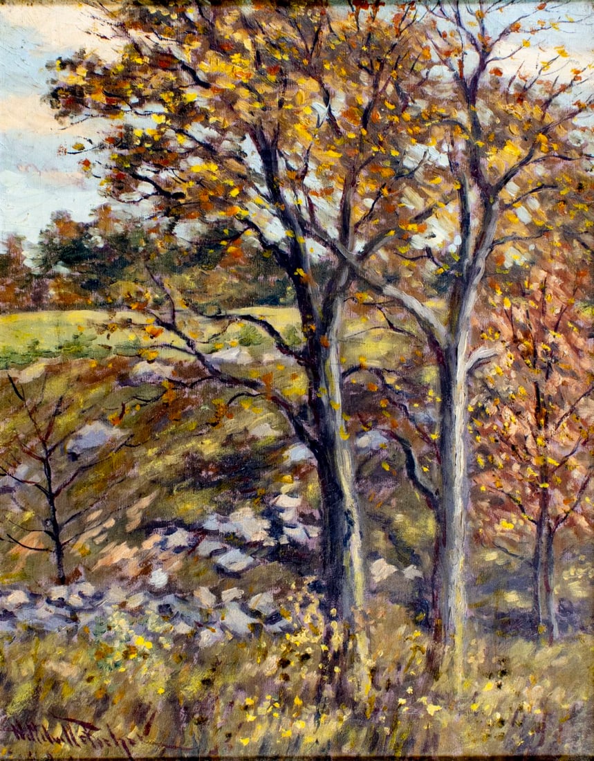 Hugo Melville Fisher (CA,1878-1946) oil painting antique (1 of 12)